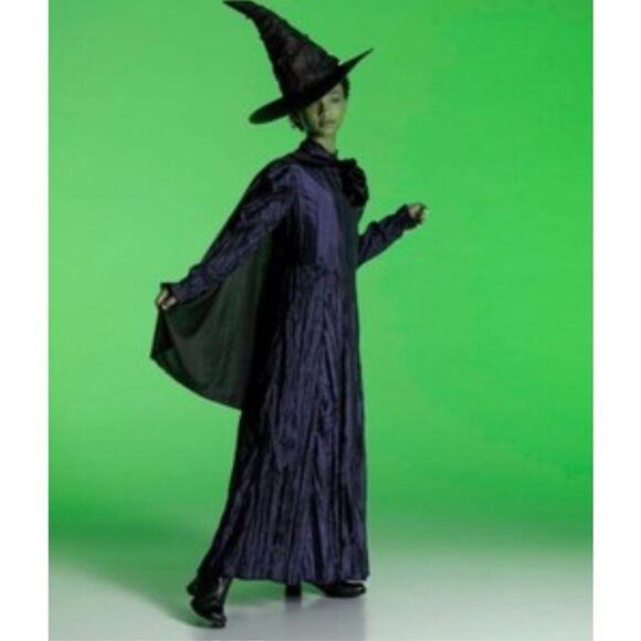 New Elphaba Deluxe Wicked Witch Musical Movie Halloween Child Costume small 4-6x - Picture 1 of 4